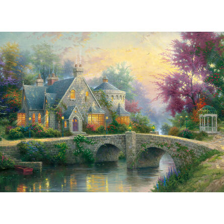 Puzzle 57463 Kinkade Marvel Lamplight Manor 3000 Pieces
