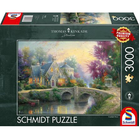Puzzle 57463 Kinkade Marvel Lamplight Manor 3000 Pieces