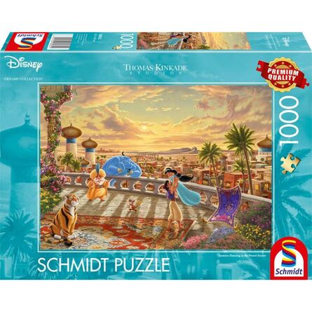 Puzzle 58032 Kinkade Disney Jasmine Dancing In The Desert Sunlight 1000 Pieces