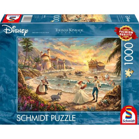 Παζλ 58036 Kinkade Disney The Little Mermaid Celebration Of Love 1000 Κομμάτια