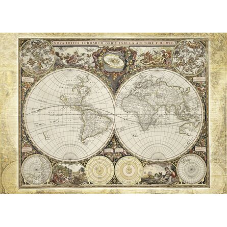 Puzzle 58178 Historical Map Of The World 2000 Pieces