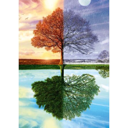 Puzzle 58223 The Seasons Tree 500 Pieces