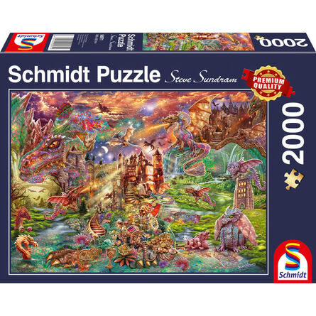 Puzzle 58971 The Treasure of the Dragons 2000 Pieces