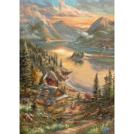 Παζλ 59710 Kinkade Lakeside Splendor 500 Κομμάτια