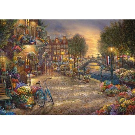 Παζλ 59917 Thomas Kinkade Studios: Amsterdam 1000 Κομμάτια