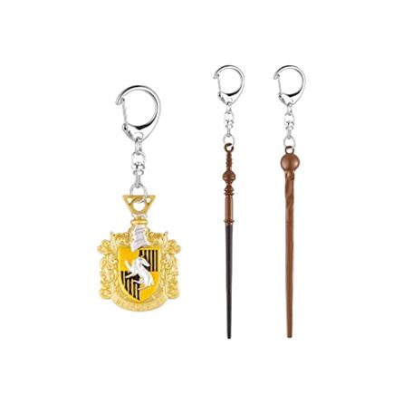 Σετ Δώρου Harry Potter 3pack Deluxe Box Keychain Hufflepuff