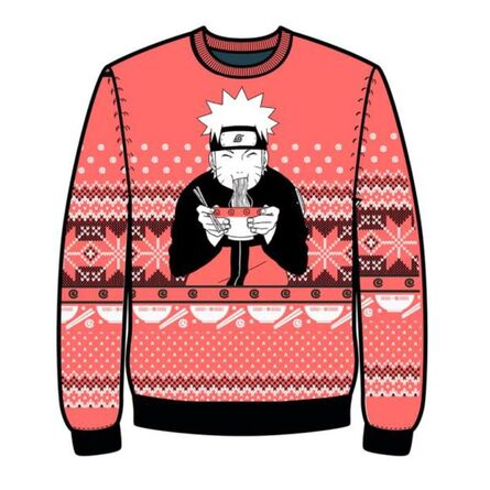 Χριστουγεννιάτικο Πουλόβερ Naruto Ramen Ichiraku Men Christmas Sweaters