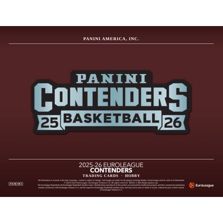 Panini Euroleague Contenders Basketball 2025/26 Hobby Box