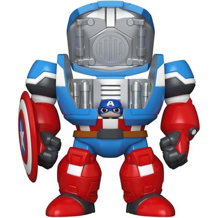 Funko Bitty Pop! Bitty Bots Marvel: What If…? - Captain America (Mech with Captain America)