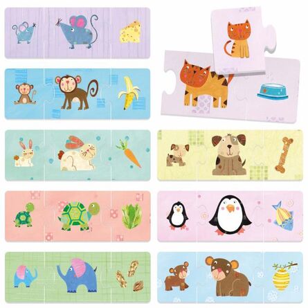 Εκπαιδευτικό Παιχνίδι Headu Τι Τρώνε τα ζωάκια (50.55744)