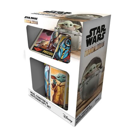 Star Wars The Mandalorian Mug, Coaster & Keychain