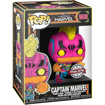 Funko Pop! Captain Marvel - Black Light Captain Marvel (Special Edition)