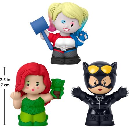 Μινιατούρες Fisher-Price: Little People: Licensed Collectible Figures - DC Villains 3 Figures (JKR80)