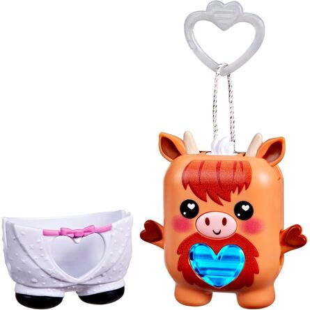 Μπρελόκ Μινιατούρα Hasbro Nano-Mals: Cowbert - Highland Cow (G2213)