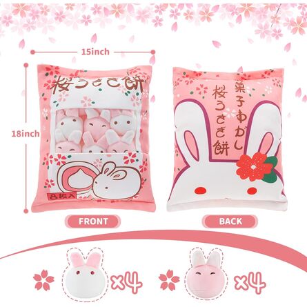 Λούτρινο Bag of Bunnies Kawaii