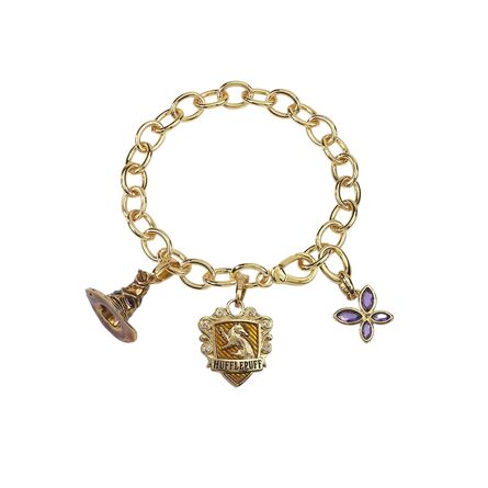 Βραχιόλι Harry Potter Lumos Hufflepuff Charm Bracelet