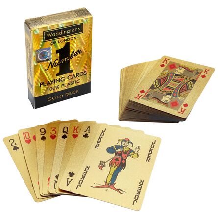 Τράπουλα Winning Moves: Waddingtons No.1 - Gold Playing Cards (029391)