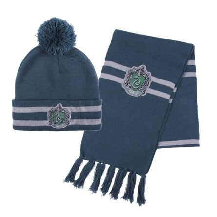Σετ Κασκόλ και Σκούφος Harry Potter Slytherin