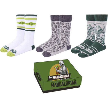 Star Wars Mandalorian 3pack Socks
