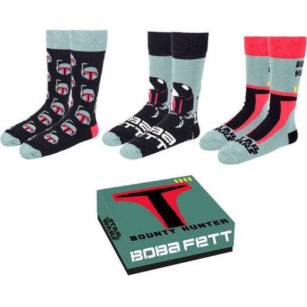 Star Wars Boba Fet 3pack Socks