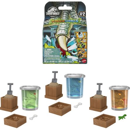 Mattel Jurassic World: Crushivores - Dinosaur Mystery Series 1 (HVB29) 1τμχ Τυχαία Επιλογή
