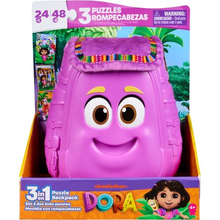 Spin Master Board Games: Dora - 3in1 Puzzle Backpack (6073966)