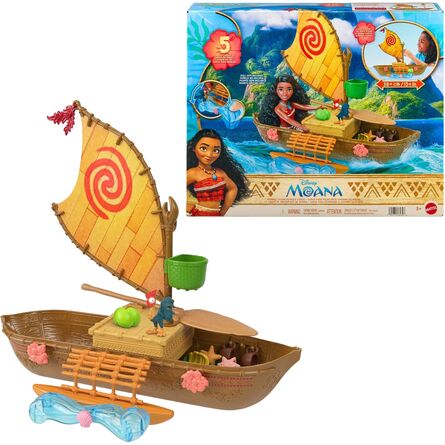 Mattel Disney Dolls: Disney Vaiana Fashion Dolls - Disney Vaiana Vaiana's Boat (JLN22)