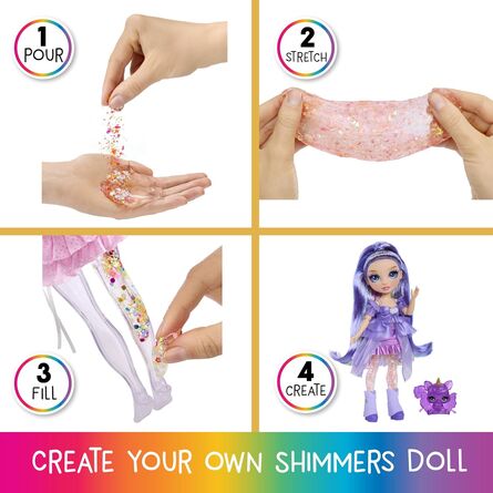 MGA Rainbow High: Rainbow Shimmers with Slime - Violet Willow Doll (122425)