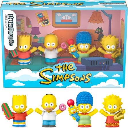 Μινιατούρες Fisher-Price: Little People: Licensed Collectible Figures - The Simpsons 4 Figures (HXM72)
