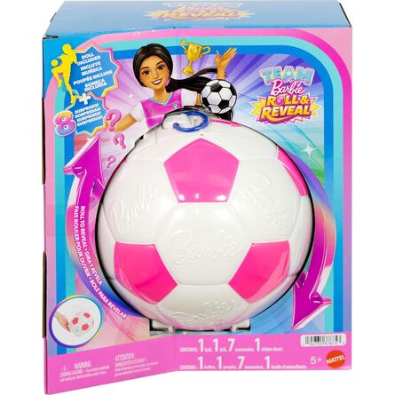 Κούκλα Mattel Barbie: Roll &amp; Reveal - Soccer Player Doll (JMK20)