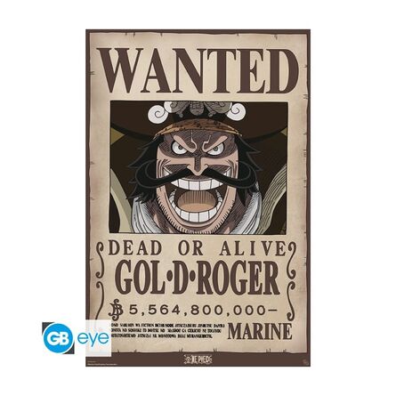 Αφίσα One Piece Wanted Gol .D. Roger