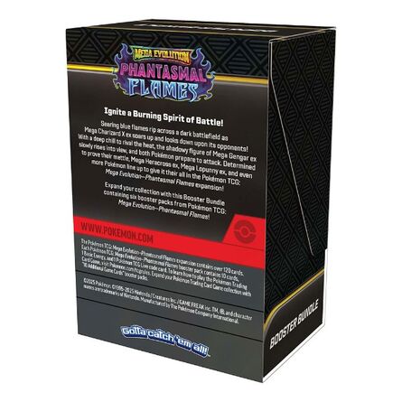 Pokemon TCG Mega Evolution: Phantasmal Flames - Booster Bundle