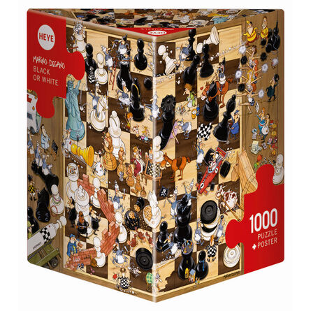 Puzzle 8793 Tr Degano Black Or White 1000 Pieces