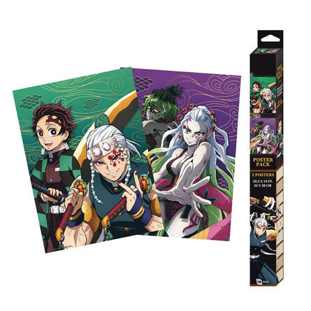 Αφίσες Σετ Demon Slayer Entertainment District