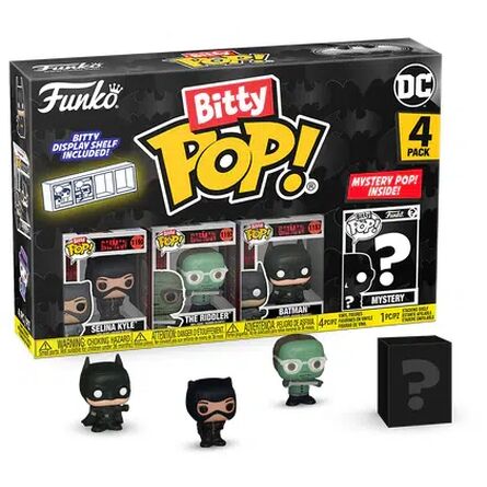 Φιγούρα Funko Bitty Pop! 4-Pack DC: Batman 85th - The Batman, Selina Kyle, The Riddler & Mystery Series 02