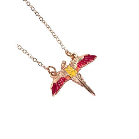 Κολιέ Harry Potter Fawkes Rose Gold Necklace