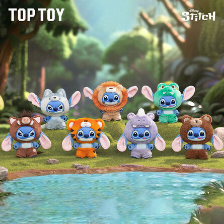 Φιγούρα Disney Stitch Wild Animal Series Vinyl Plush (1pc) 1τμχ Τυχαία Επιλογή