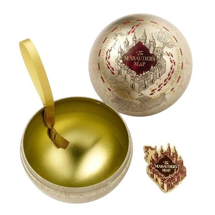 Χριστουγεννιάτικη Μπάλα με Κόσμημα Harry Potter Marauder Map