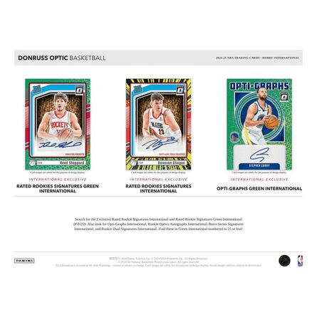 Panini Donruss Optic Basketball Hobby International Box