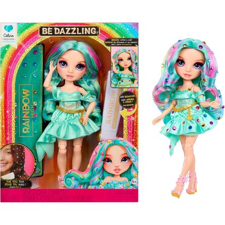 Κούκλα MGA Rainbow High: Be Dazzling - Fashion Doll Celine Turquoise (Teal) (597827)