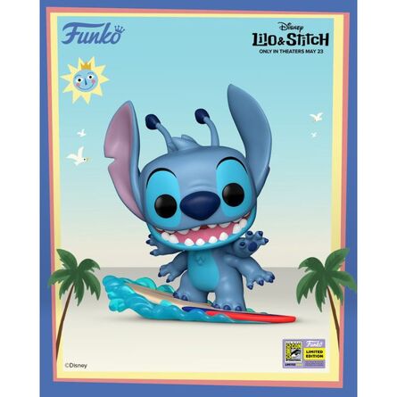 Φιγούρα Funko Pop! Lilo and Stitch - Stitch on Surfboard (Convention Special Edition)