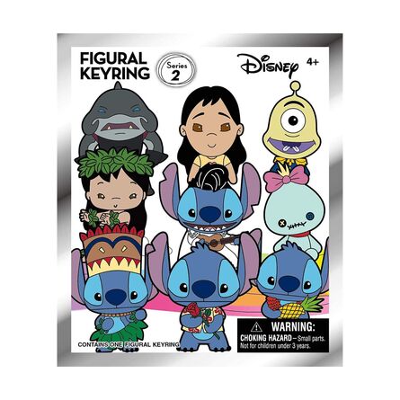 Μπρελόκ Lilo & Stitch Pvc Bag Clips Stitch Series 2 With Figure 1τμχ Τυχαία Επιλογή