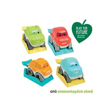Baby Clementoni: Fun Eco Tumble Cars Run  Roll (Random) (1000-17429) 1τμχ Τυχαία Επιλογή