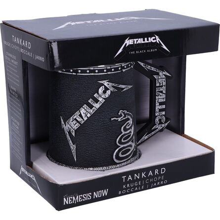 Ποτήρι Μπύρας Nemesis Now: Metallica - The Black Album Tankard (16cm)