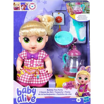 Κούκλα Hasbro Baby Alive: Core Nurturing Dolls - Bubbly Tea Party Lala (G0608)