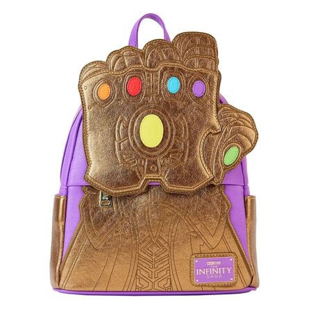 Τσάντα Πλάτης Loungefly Marvel Shine Thanos Gauntlet Mini