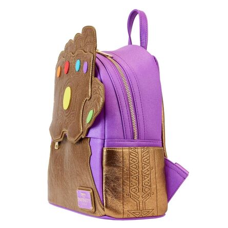 Τσάντα Πλάτης Loungefly Marvel Shine Thanos Gauntlet Mini