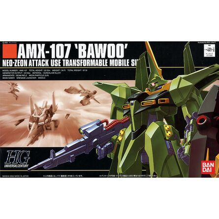 Gundam HG 1/144 AMX-107 Bawoo Neo-Zeon Attack -Model Kit