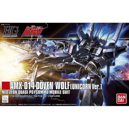 Gundam HGUC 1/144 MX-014 Doven Wolf Unicorn Model Kit
