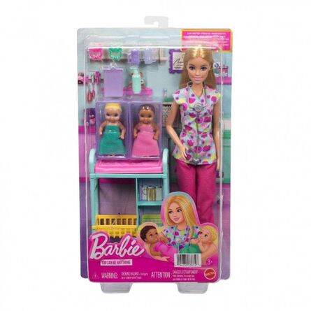 Κούκλα Mattel Barbie: Barbie Careers - Barbie Pediatrician (JMK12)